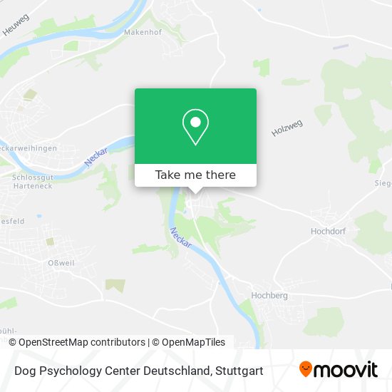 Карта Dog Psychology Center Deutschland