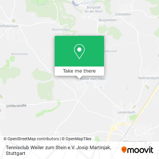 Tennisclub Weiler zum Stein e.V. Josip Martinjak map
