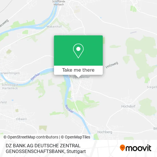 Карта DZ BANK AG DEUTSCHE ZENTRAL GENOSSENSCHAFTSBANK