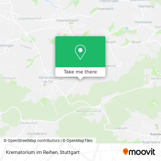 Карта Krematorium im Reihen