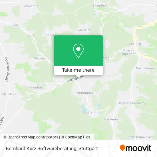 Карта Bernhard Kurz Softwareberatung