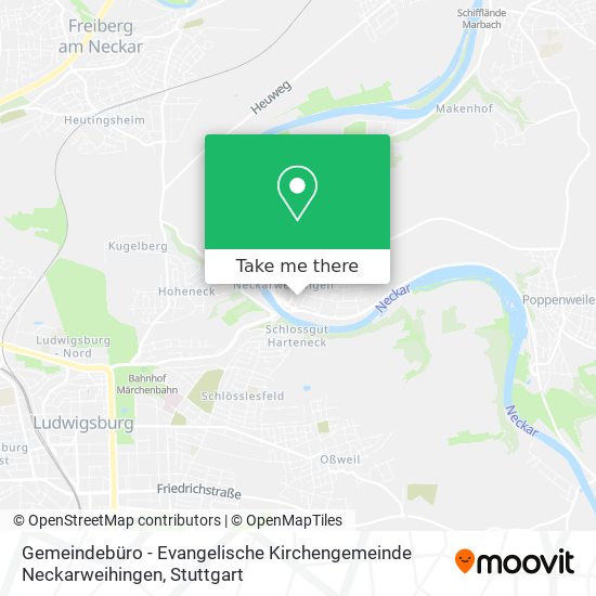 Gemeindebüro - Evangelische Kirchengemeinde Neckarweihingen map
