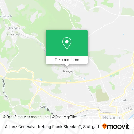 Карта Allianz Generalvertretung Frank Streckfuß