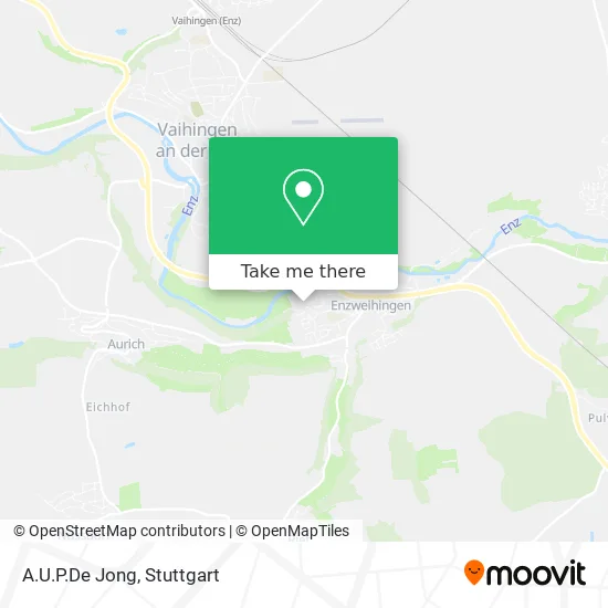 Карта A.U.P.De Jong