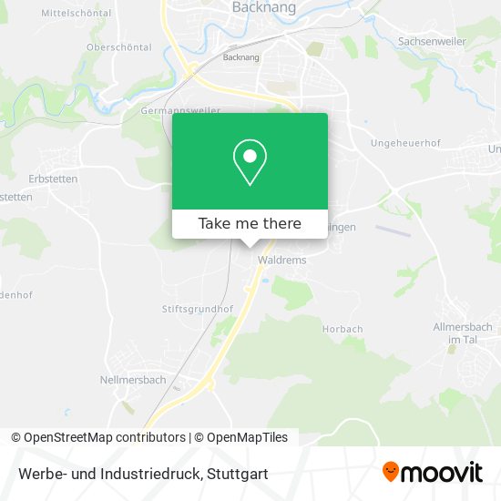 Werbe- und Industriedruck map