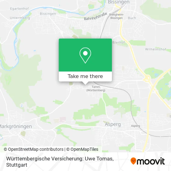 Карта Württembergische Versicherung: Uwe Tomas