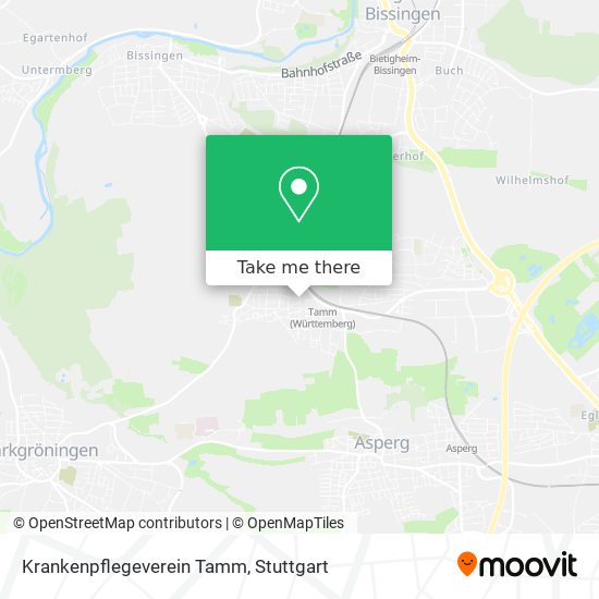 Krankenpflegeverein Tamm map