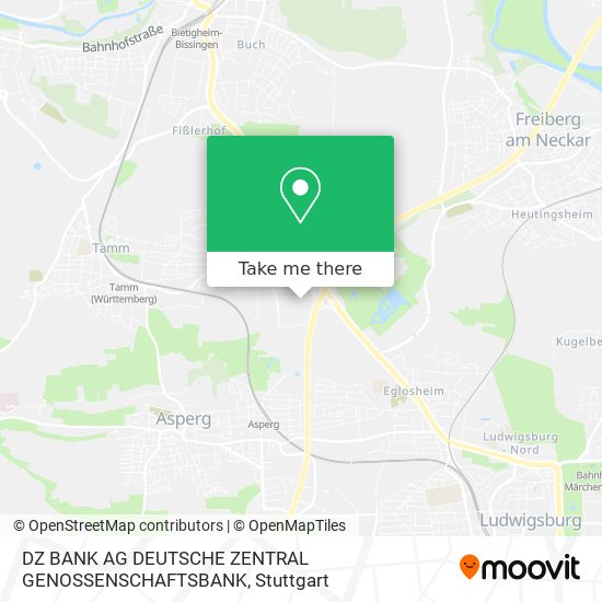 DZ BANK AG DEUTSCHE ZENTRAL GENOSSENSCHAFTSBANK map