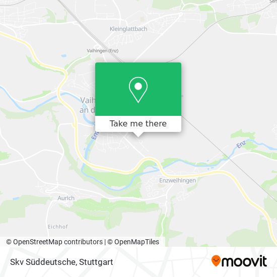 Skv Süddeutsche map