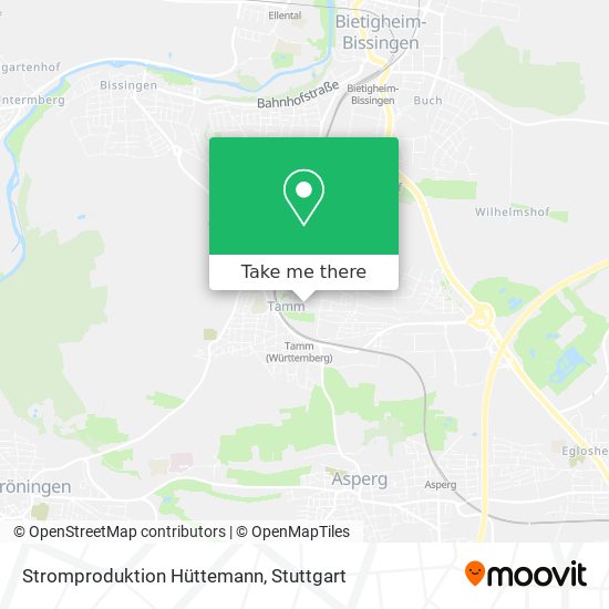 Stromproduktion Hüttemann map