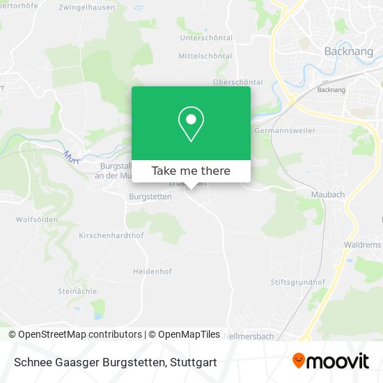 Schnee Gaasger Burgstetten map