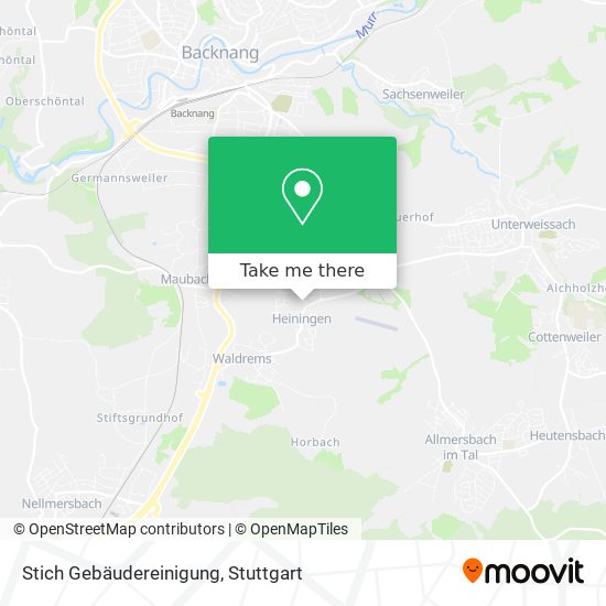 Stich Gebäudereinigung map