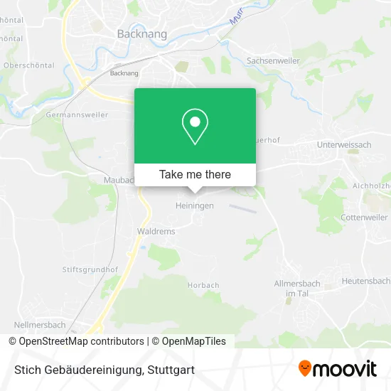 Карта Stich Gebäudereinigung