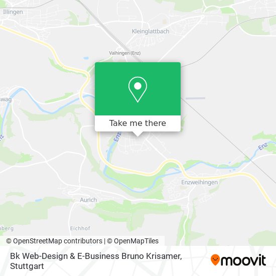 Bk Web-Design & E-Business Bruno Krisamer map