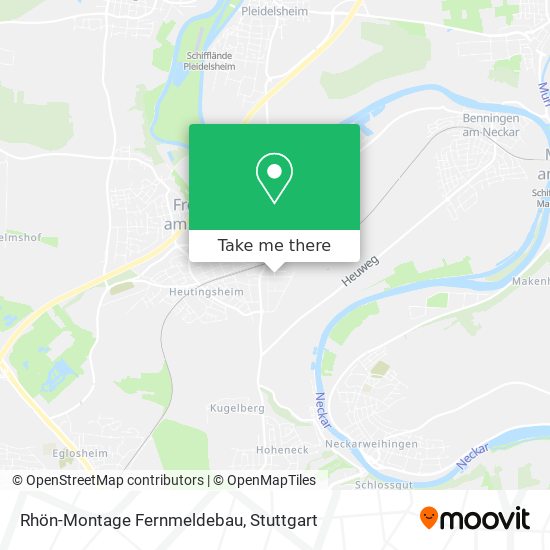 Rhön-Montage Fernmeldebau map