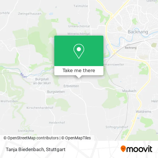 Карта Tanja Biedenbach