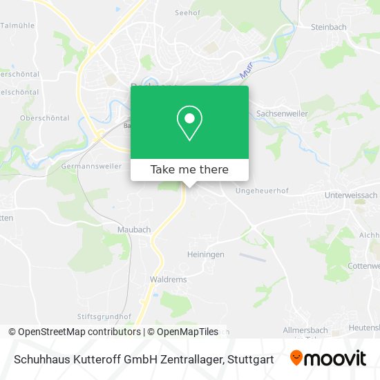 Schuhhaus Kutteroff GmbH Zentrallager map