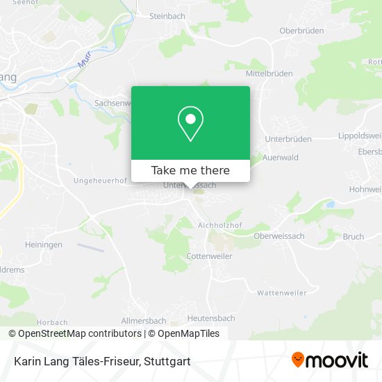 Karin Lang Täles-Friseur map