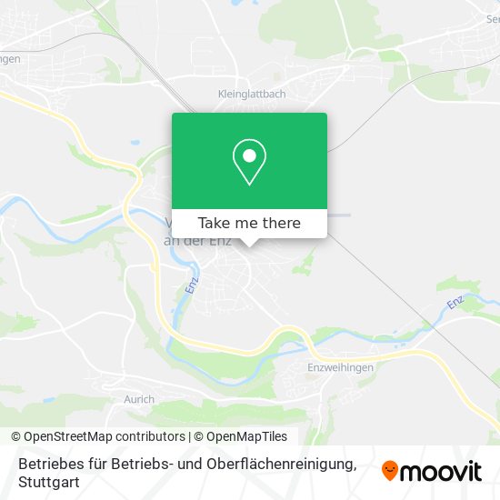 Betriebes für Betriebs- und Oberflächenreinigung map