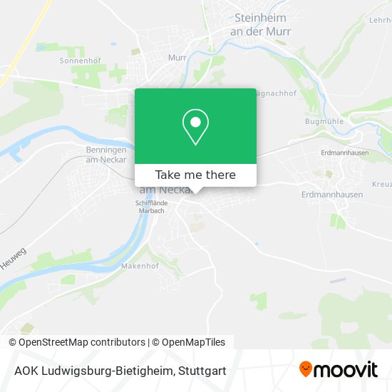 Карта AOK Ludwigsburg-Bietigheim