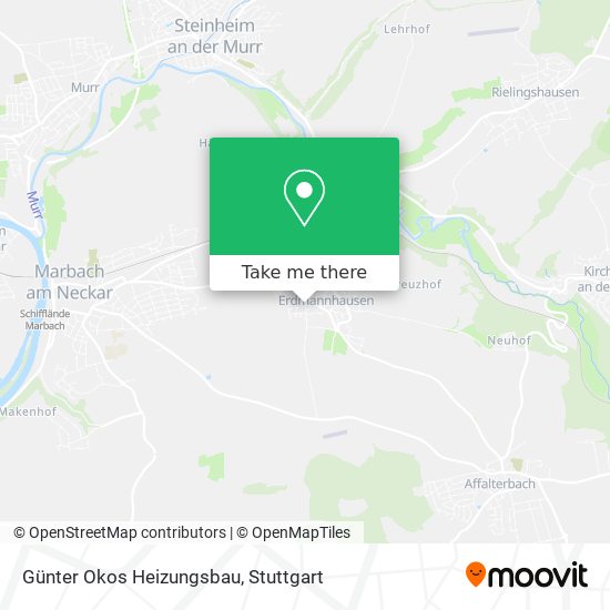 Günter Okos Heizungsbau map