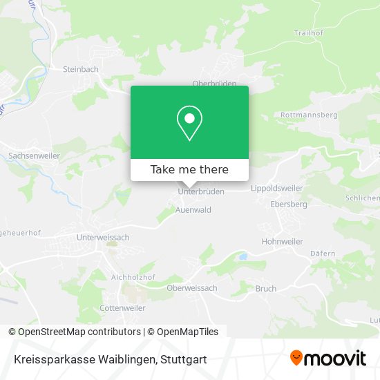 Kreissparkasse Waiblingen map