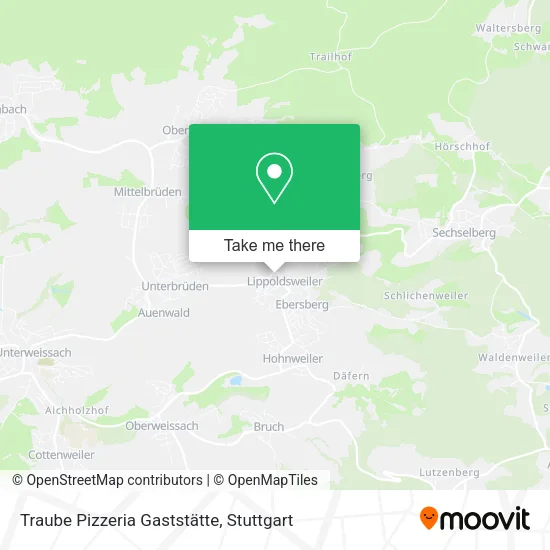 Карта Traube Pizzeria Gaststätte