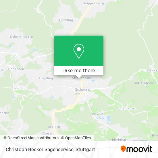 Christoph Becker Sägenservice map