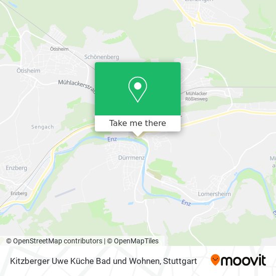Kitzberger Uwe Küche Bad und Wohnen map