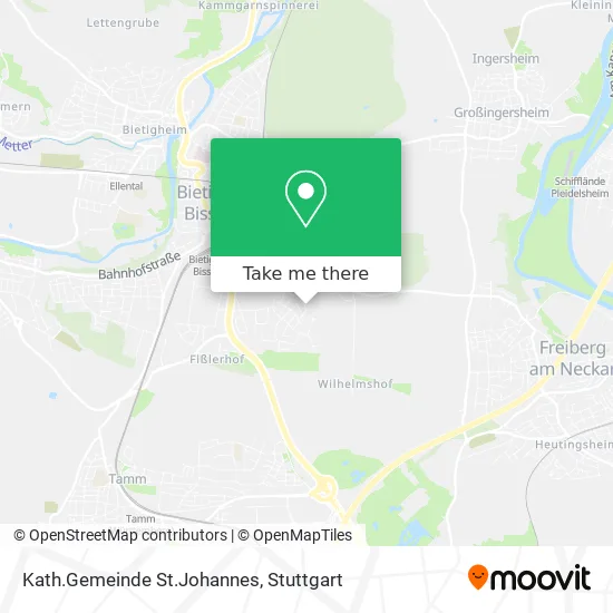 Карта Kath.Gemeinde St.Johannes