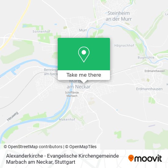 Alexanderkirche - Evangelische Kirchengemeinde Marbach am Neckar map