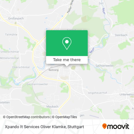 Xpando It Services Oliver Klamke map