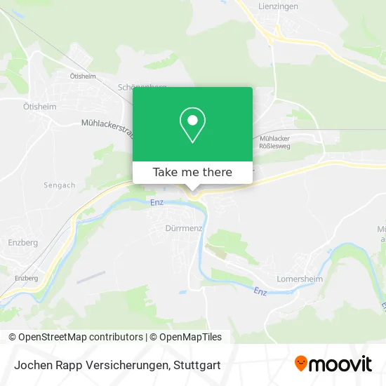 Карта Jochen Rapp Versicherungen