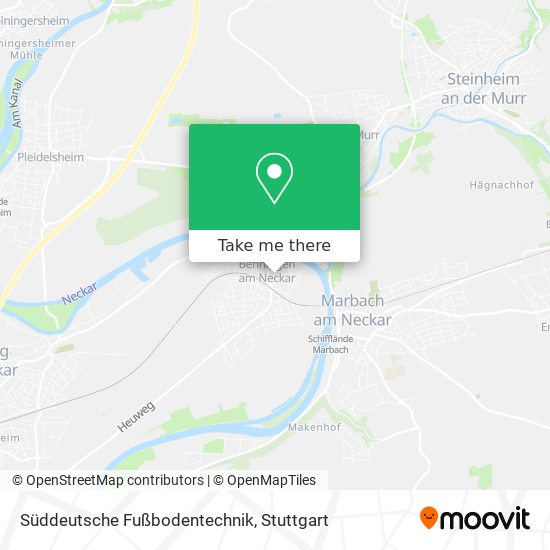 Süddeutsche Fußbodentechnik map