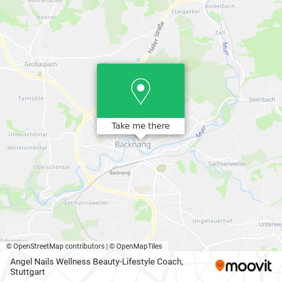 Angel Nails Wellness Beauty-Lifestyle Coach map