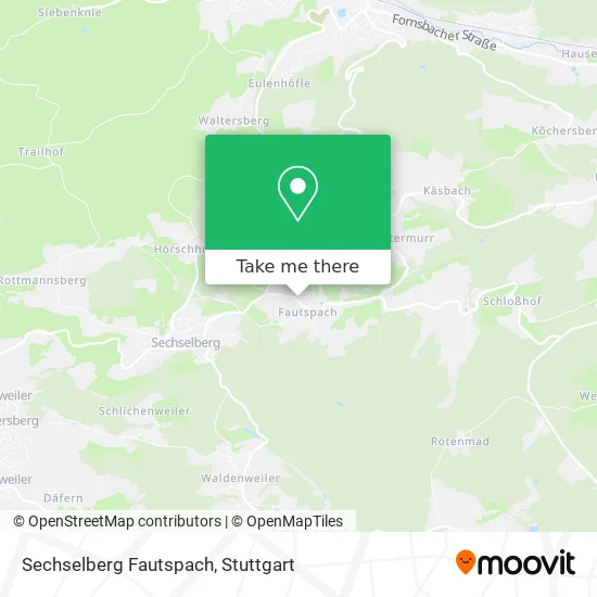 Карта Sechselberg Fautspach