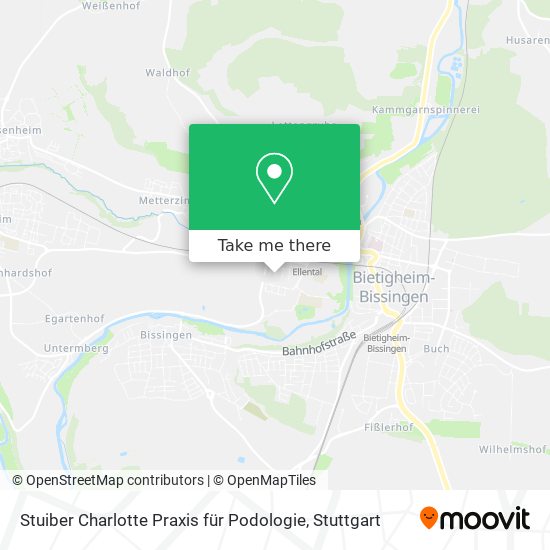 Stuiber Charlotte Praxis für Podologie map
