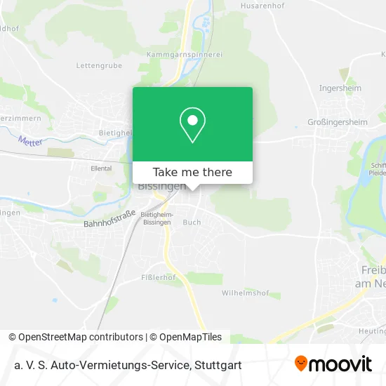 Карта a. V. S. Auto-Vermietungs-Service