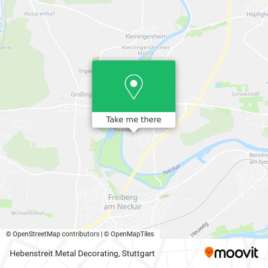 Hebenstreit Metal Decorating map