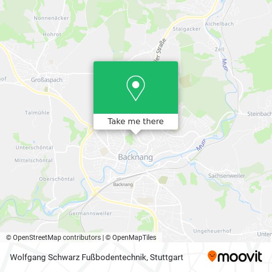 Wolfgang Schwarz Fußbodentechnik map