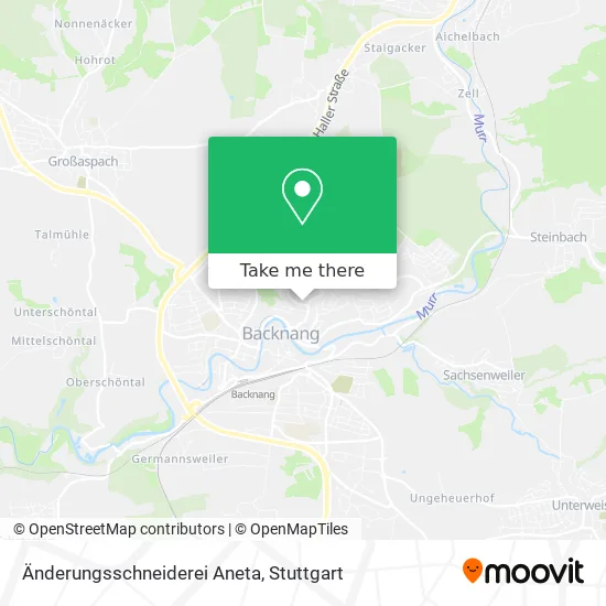 Карта Änderungsschneiderei Aneta