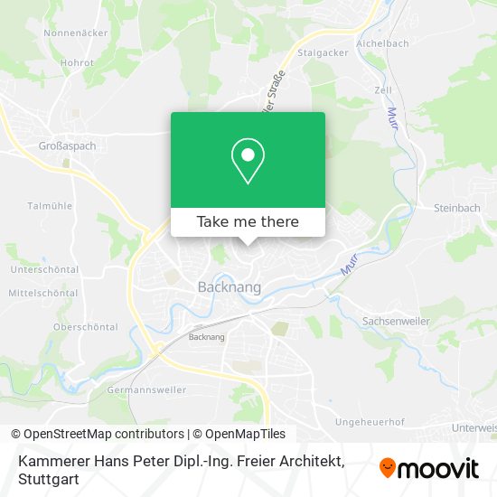 Kammerer Hans Peter Dipl.-Ing. Freier Architekt map