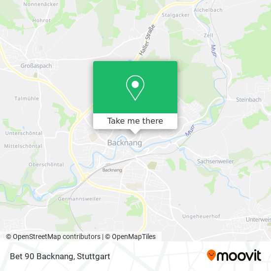 Bet 90 Backnang map