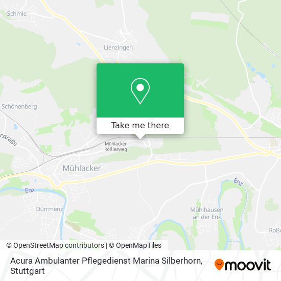Acura Ambulanter Pflegedienst Marina Silberhorn map