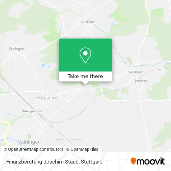 Карта Finanzberatung Joachim Stäub
