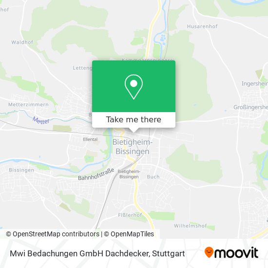 Mwi Bedachungen GmbH Dachdecker map