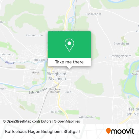 Карта Kaffeehaus Hagen Bietigheim