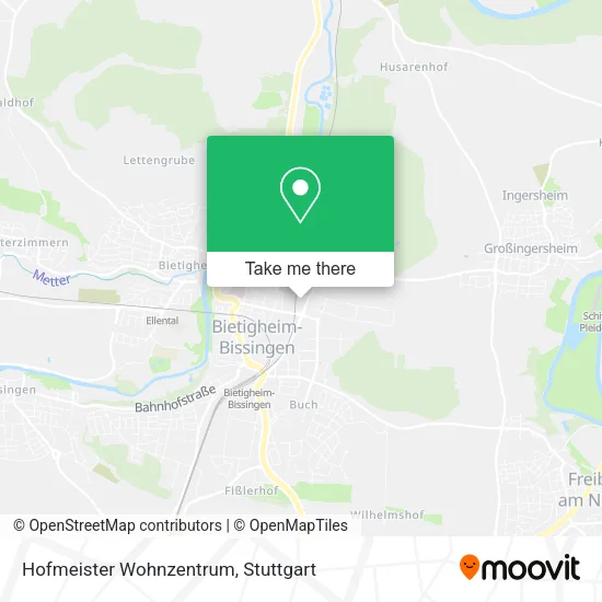 Карта Hofmeister Wohnzentrum