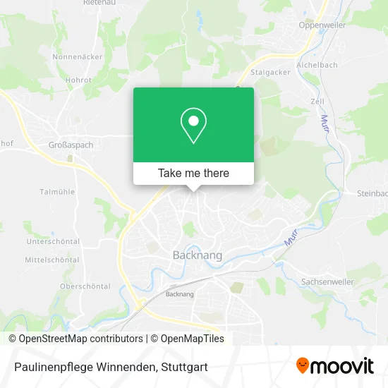 Карта Paulinenpflege Winnenden