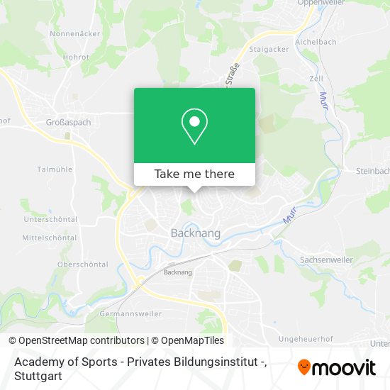 Academy of Sports - Privates Bildungsinstitut - map